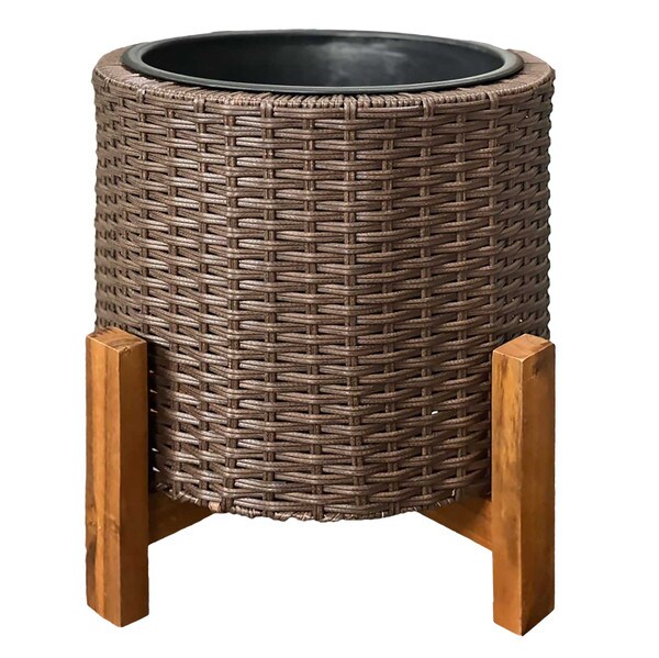 Grapevine Resin Wicker Planter